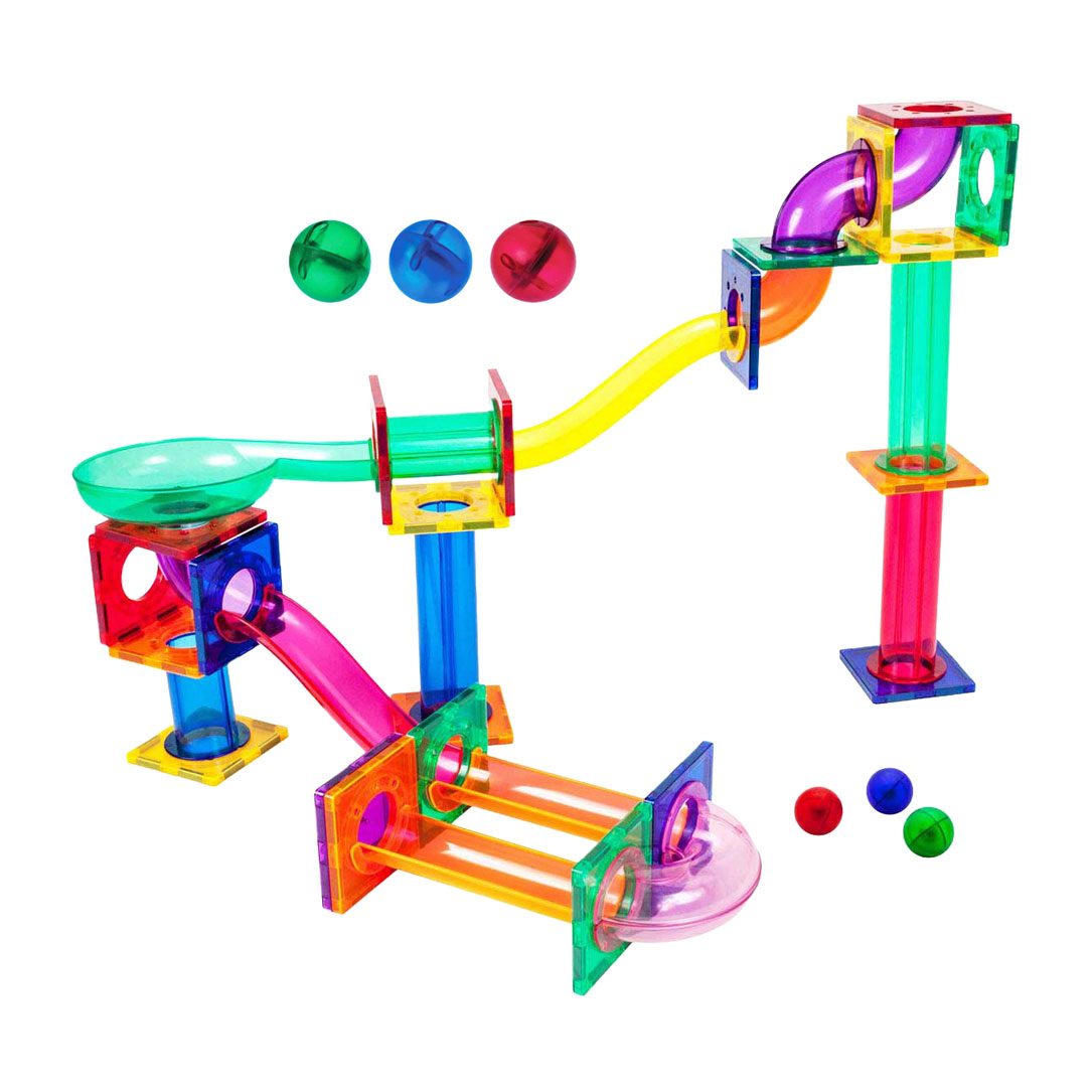 PicassoTiles Marble Run - Tuiles de construction magnétiques - 50 pièces.