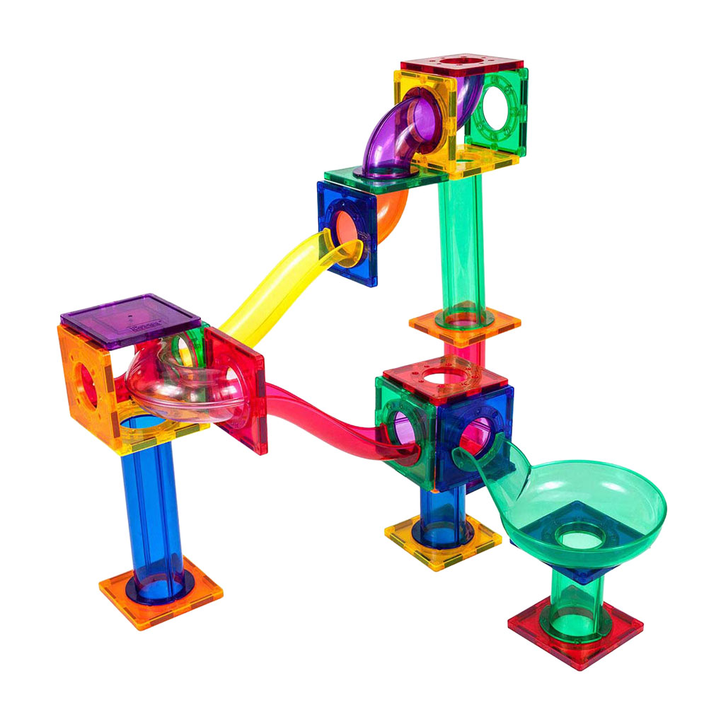 PicassoTiles Marble Run - Tuiles de construction magnétiques - 50 pièces.