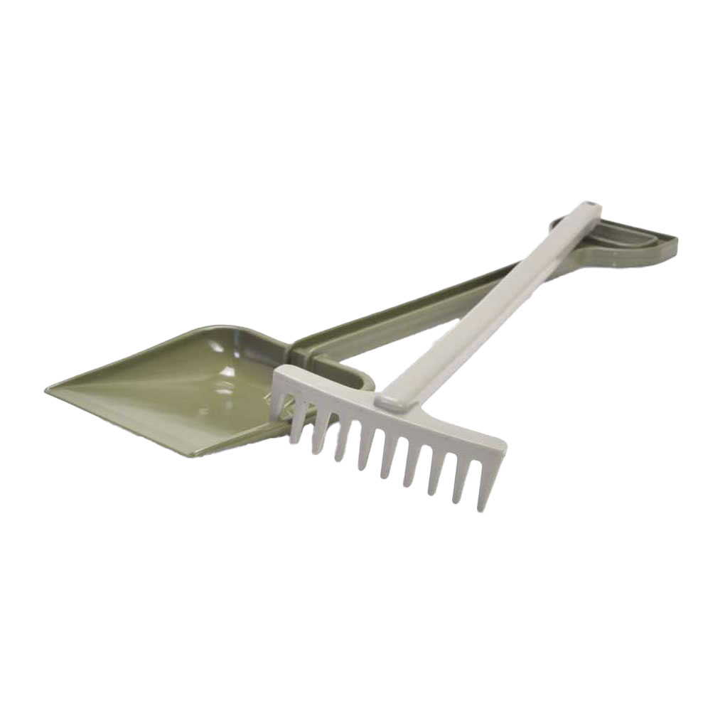 Pelle Dantoy 50 cm, râteau 42 cm