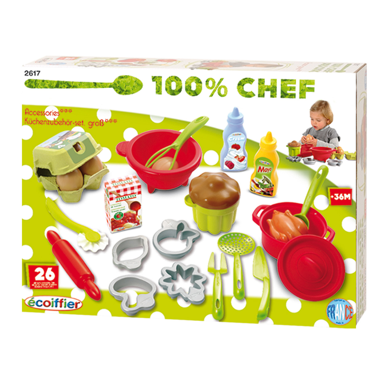 Ecoiffier 100% Chef Bak en Kook Set
