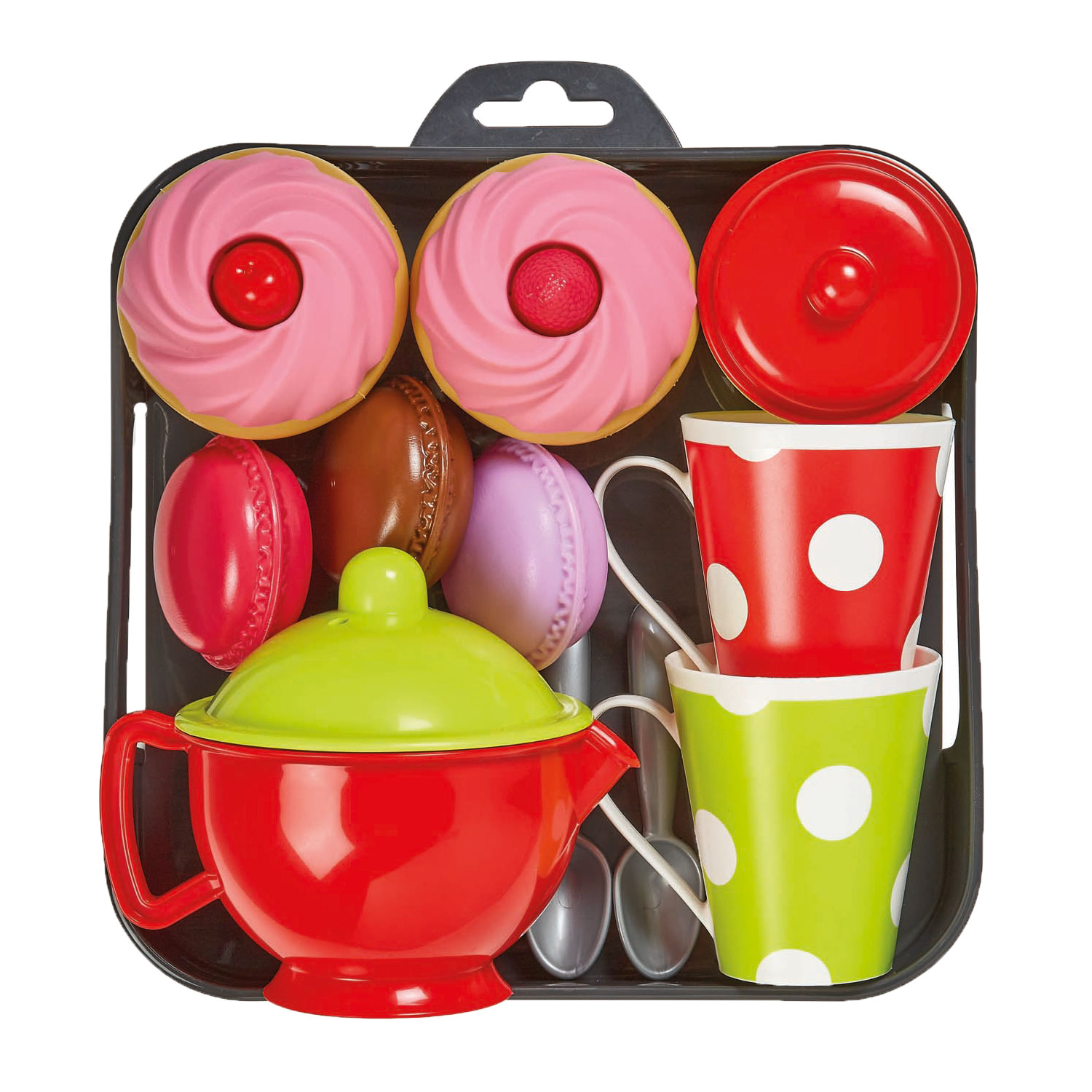 Ecoiffier 100& Chef Cupcakes sur plateau Playset, 12pcs.