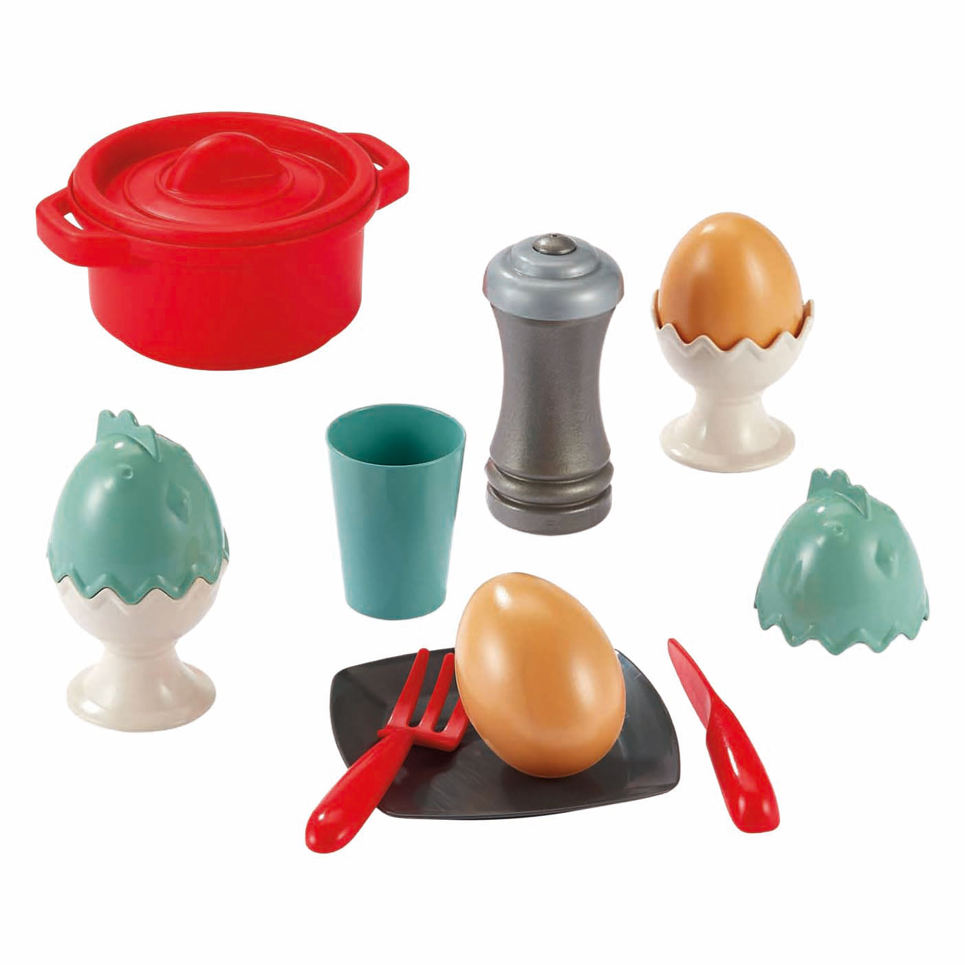 Vaisselle Ecoiffier 100% Chef en boîte de rangement - 70 dlg. Vaisselle Ecoiffier 100% Chef en boîte de rangement - 70 dlg.