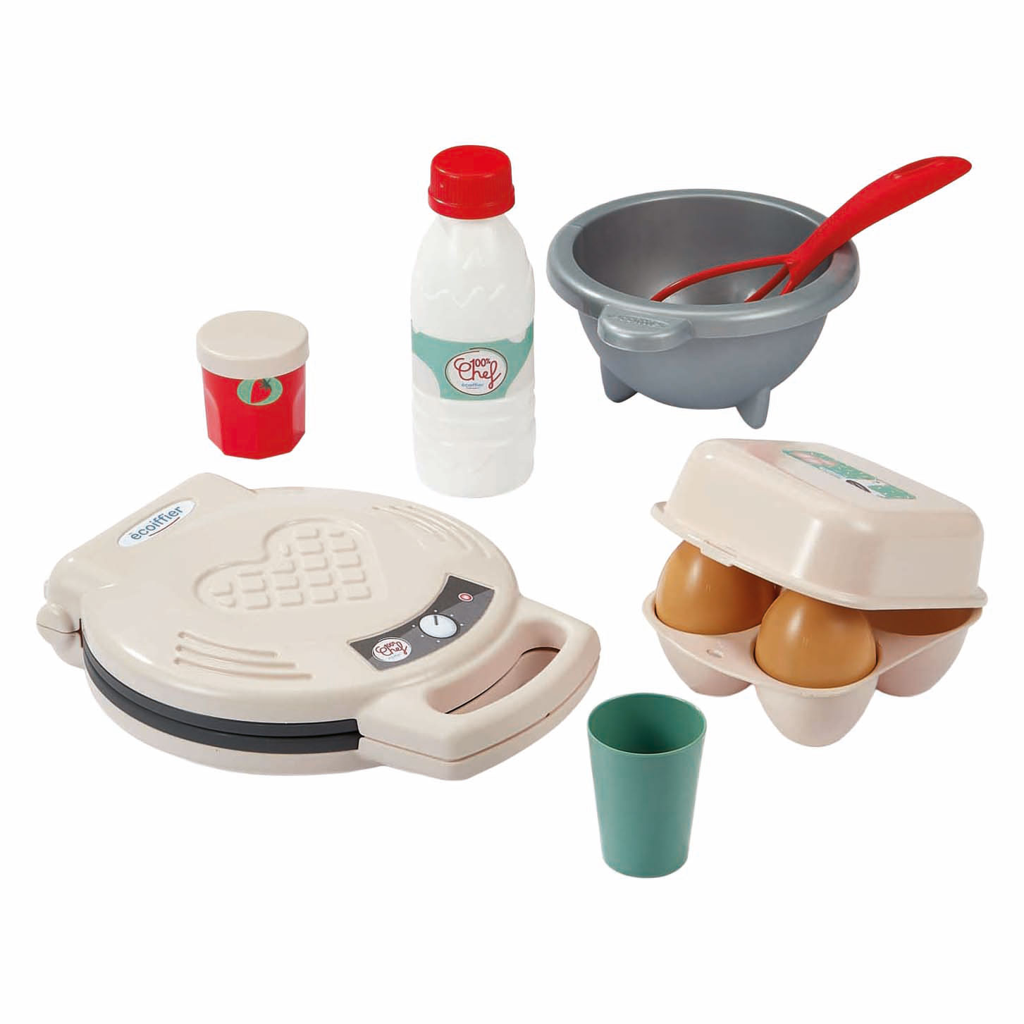 Gaufrier Ecoiffier 100% Chef - 19 pièces. Gaufrier Ecoiffier 100% Chef - 19 pièces.