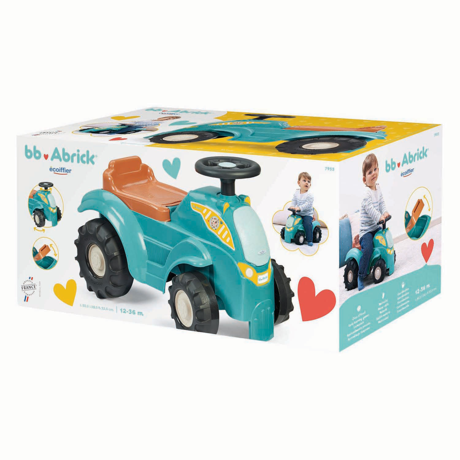 Tracteur télécommandé Ecoiffier