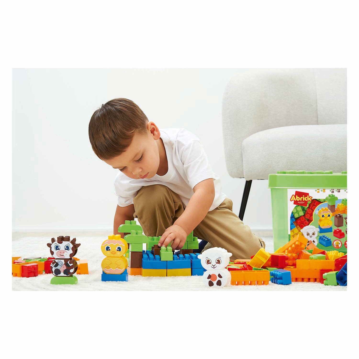 Ferme en blocs de construction Abrick - 150 pièces.