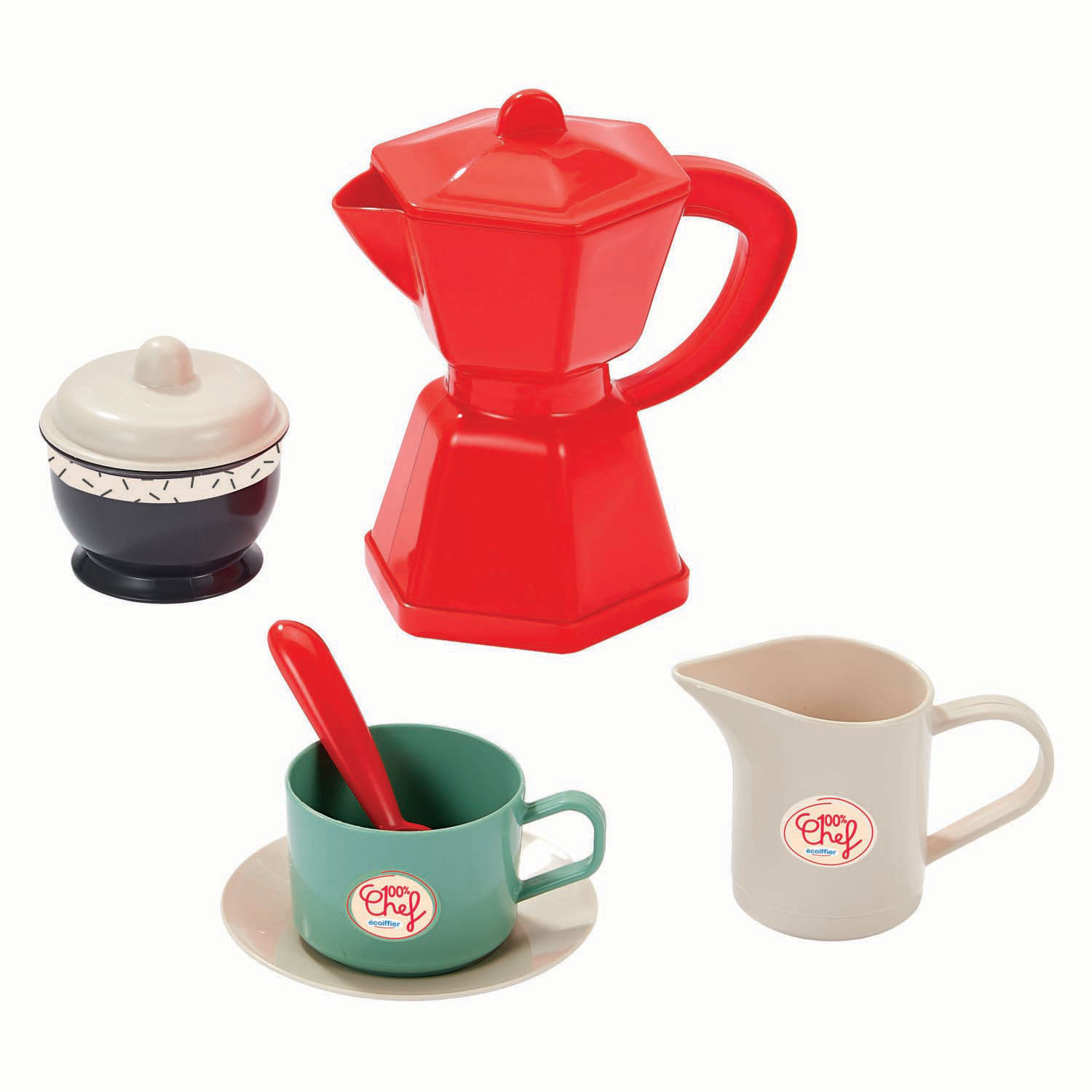 Ecoiffier Ontbijttrolley - 22dlg.