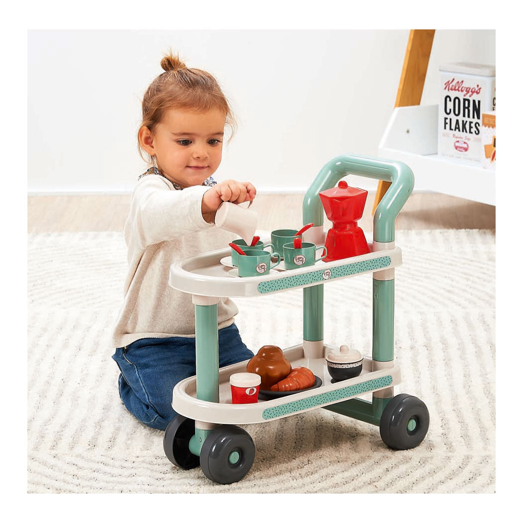 Ecoiffier Ontbijttrolley - 22dlg.