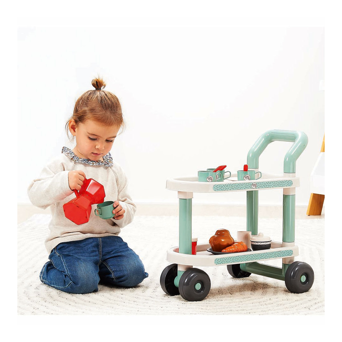 Ecoiffier Ontbijttrolley - 22dlg.