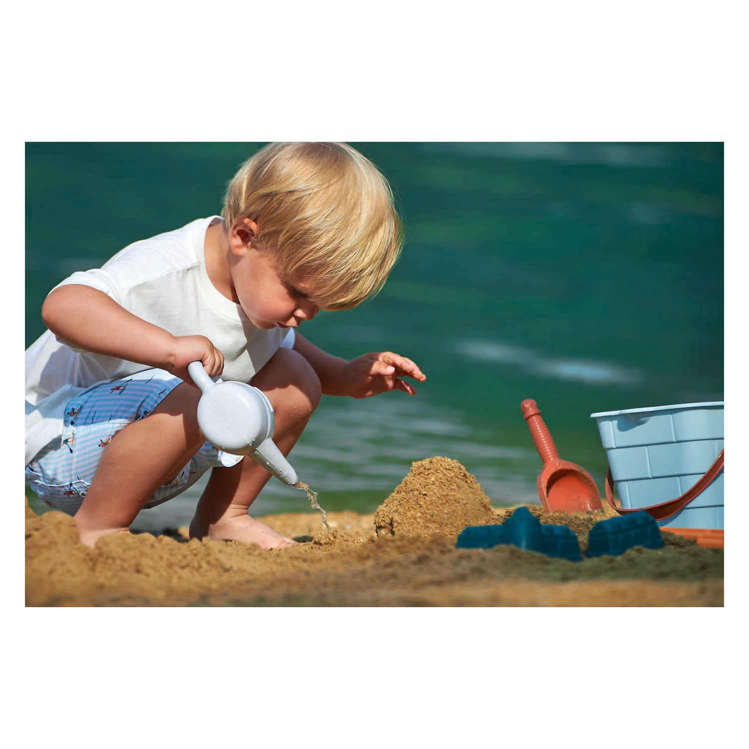 Seau à sable Ecoiffier - 16 cm, lot de 6.