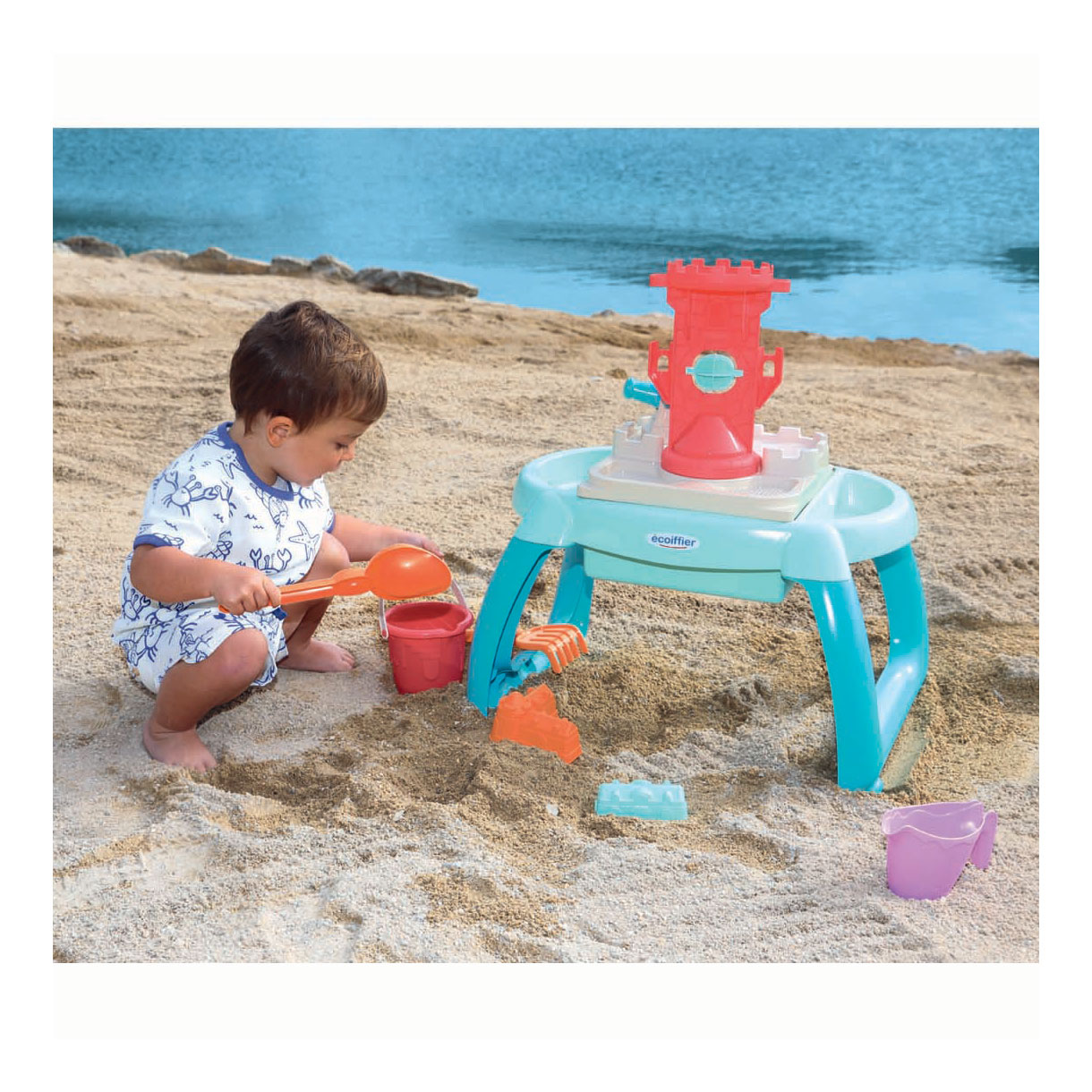 Ecoiffier Zand en Watertafel - 9dlg.