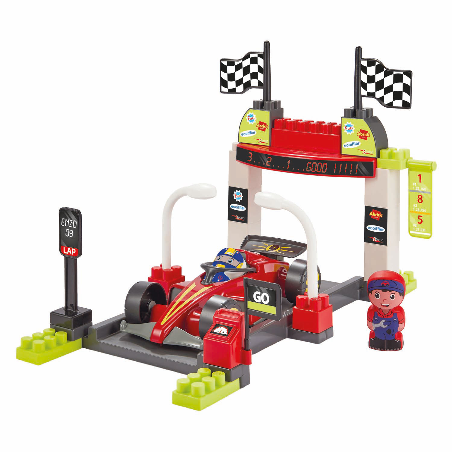 Abrick Speelset Pit Stop Formule 1