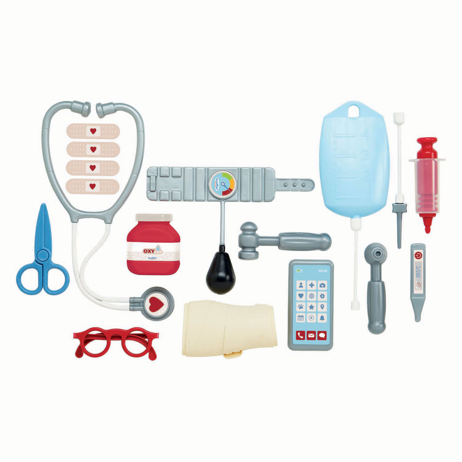 Trousse de médecin de luxe Ecoiffier - 17 pièces