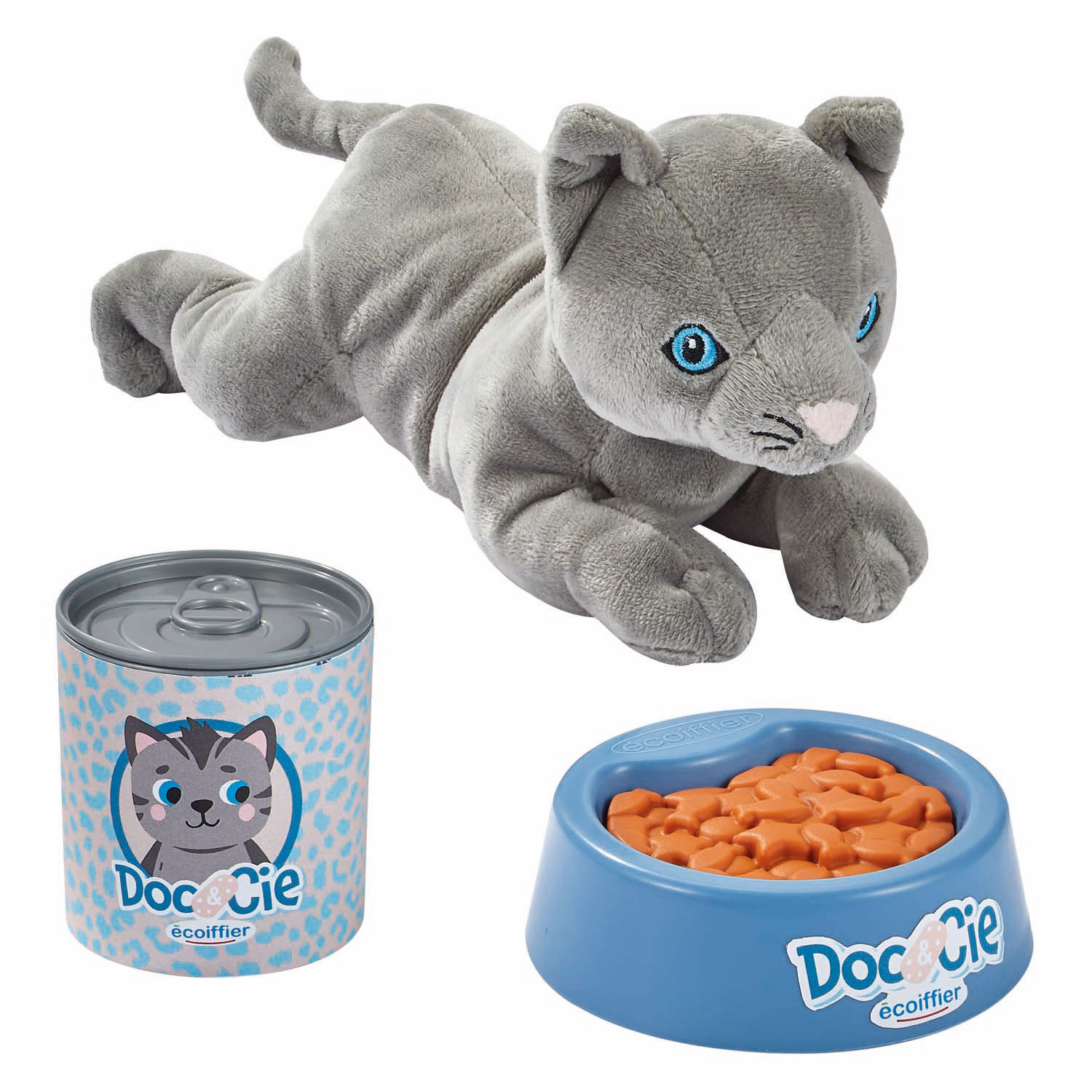 Ecoiffier Kat met Accessoires - 9dlg.