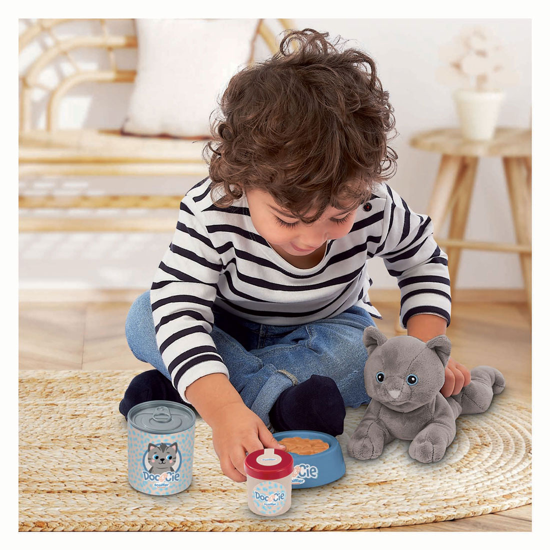 Ecoiffier Kat met Accessoires - 9dlg.