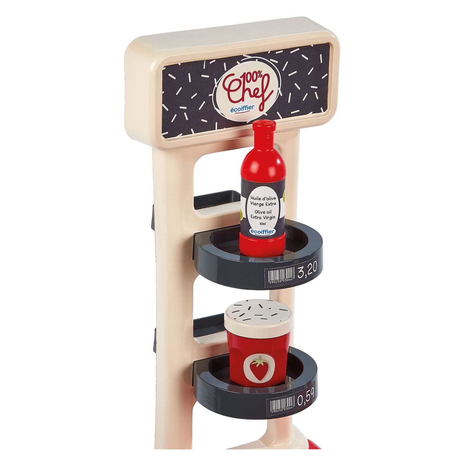 Ecoiffier Winkelbalie en Winkelwagen - 20dlg.