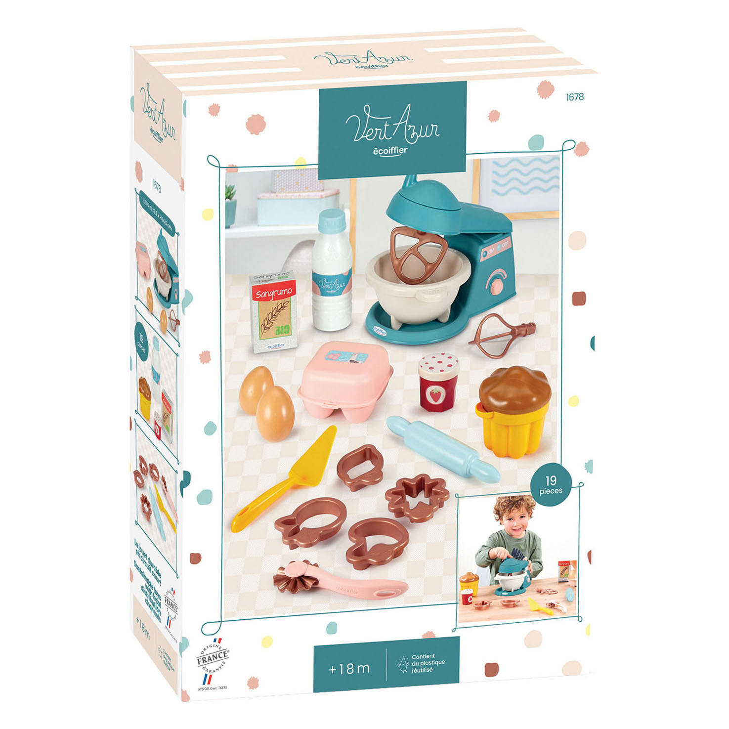 Coffret pâtisserie Ecoiffier - 19 dlg.