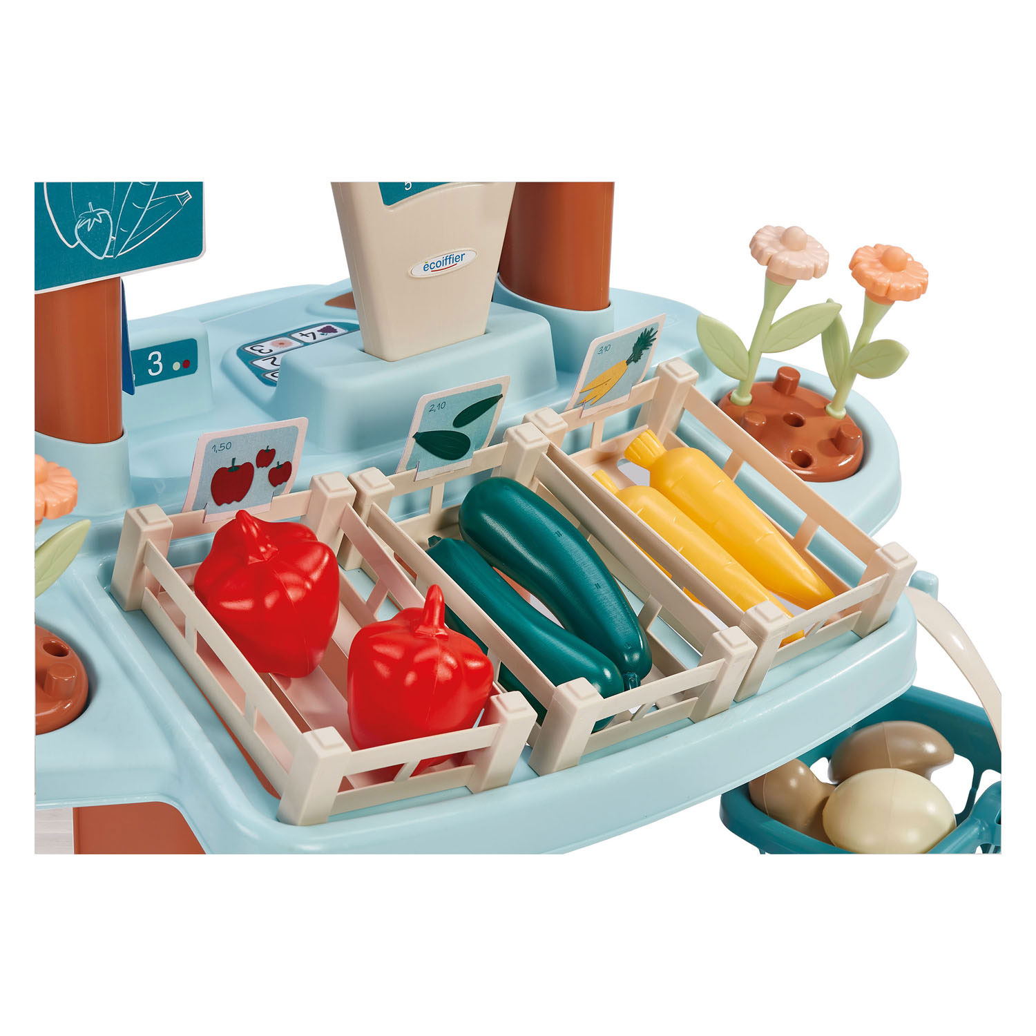 Stand de marché Ecoiffier - 41 pièces