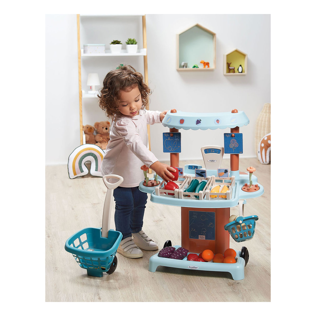 Stand de marché Ecoiffier - 41 pièces