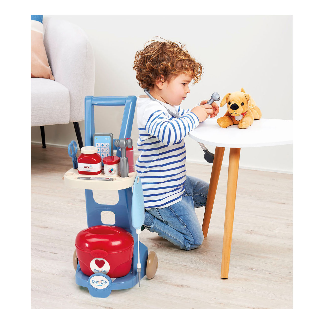 Chariot médical Ecoiffier - 12 pièces