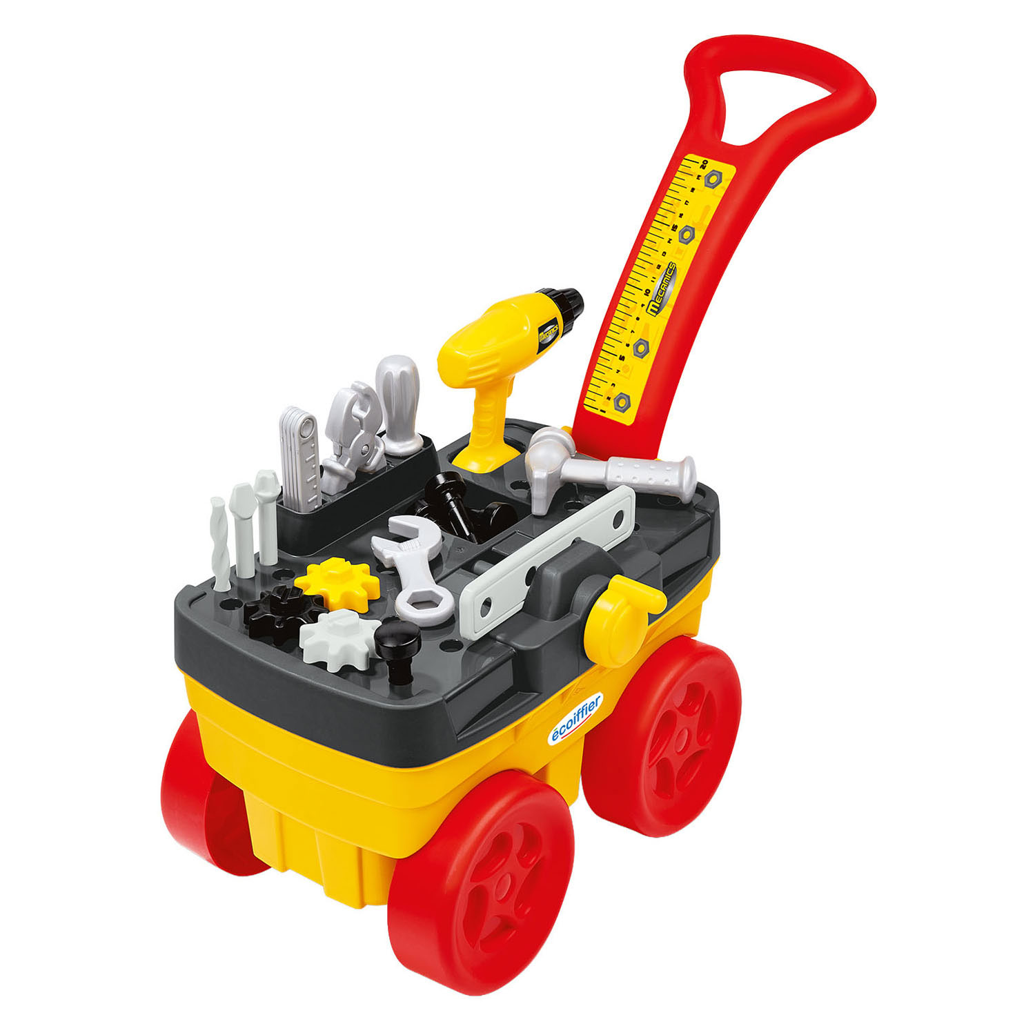 Chariot à outils Ecoiffier - 19 pièces