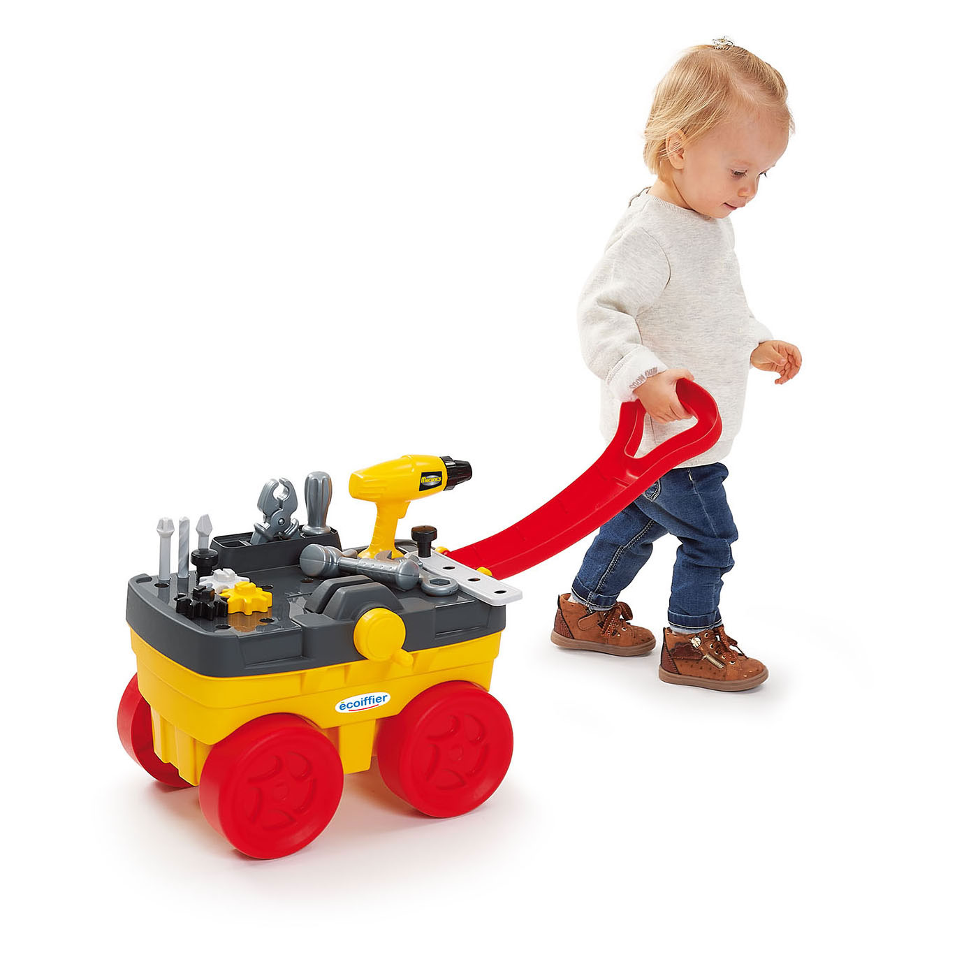 Chariot à outils Ecoiffier - 19 pièces