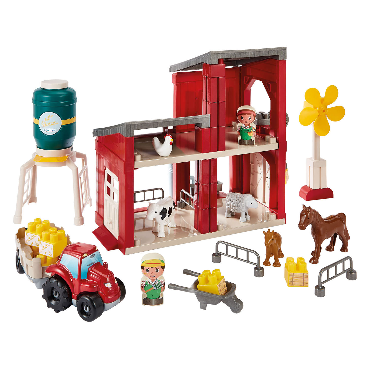 Blocs de construction Abrick Ferme écologique avec véhicule