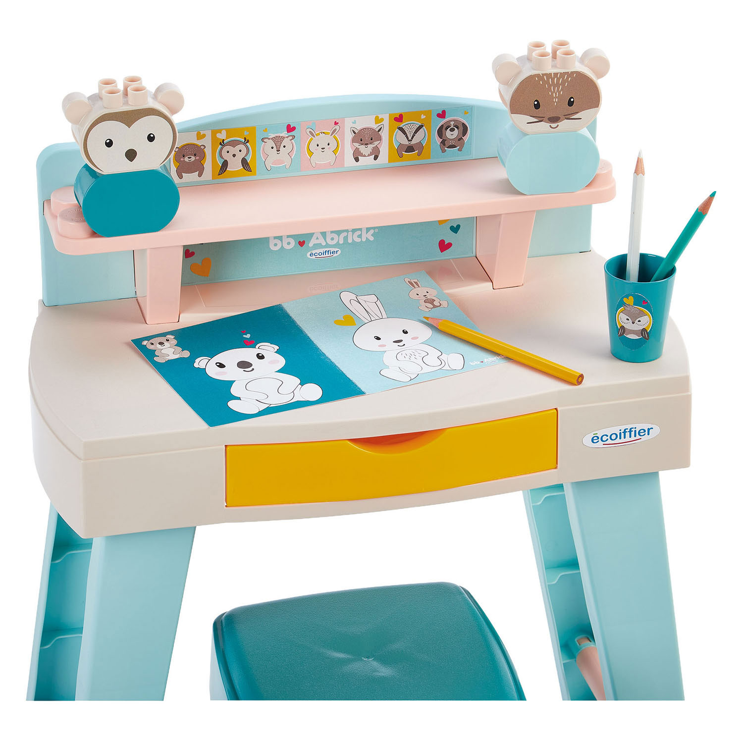 Ecoiffier Mon Premier Bureau - 8 parties.