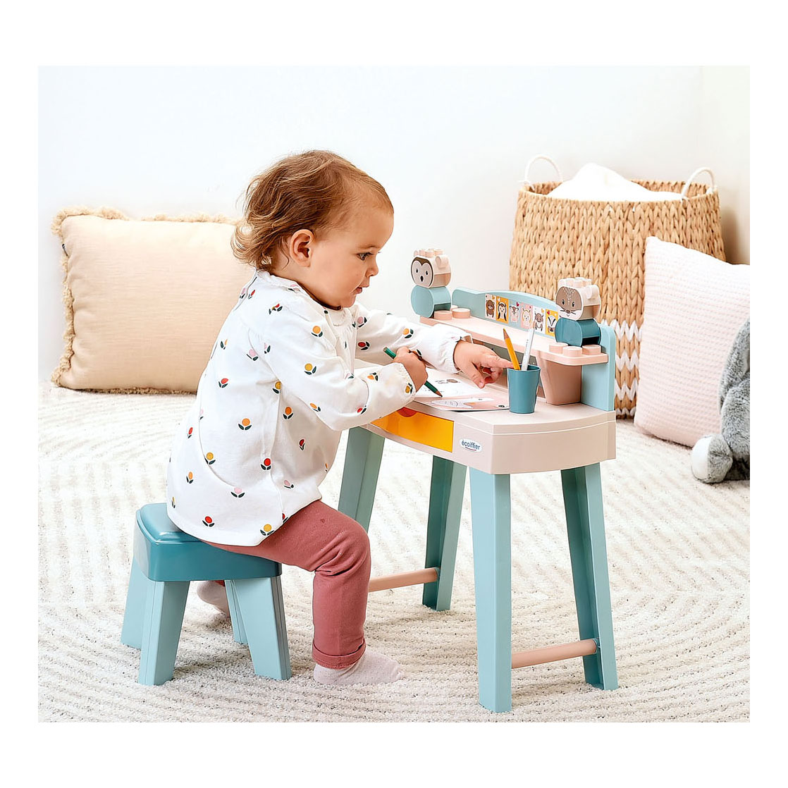 Ecoiffier Mon Premier Bureau - 8 parties.