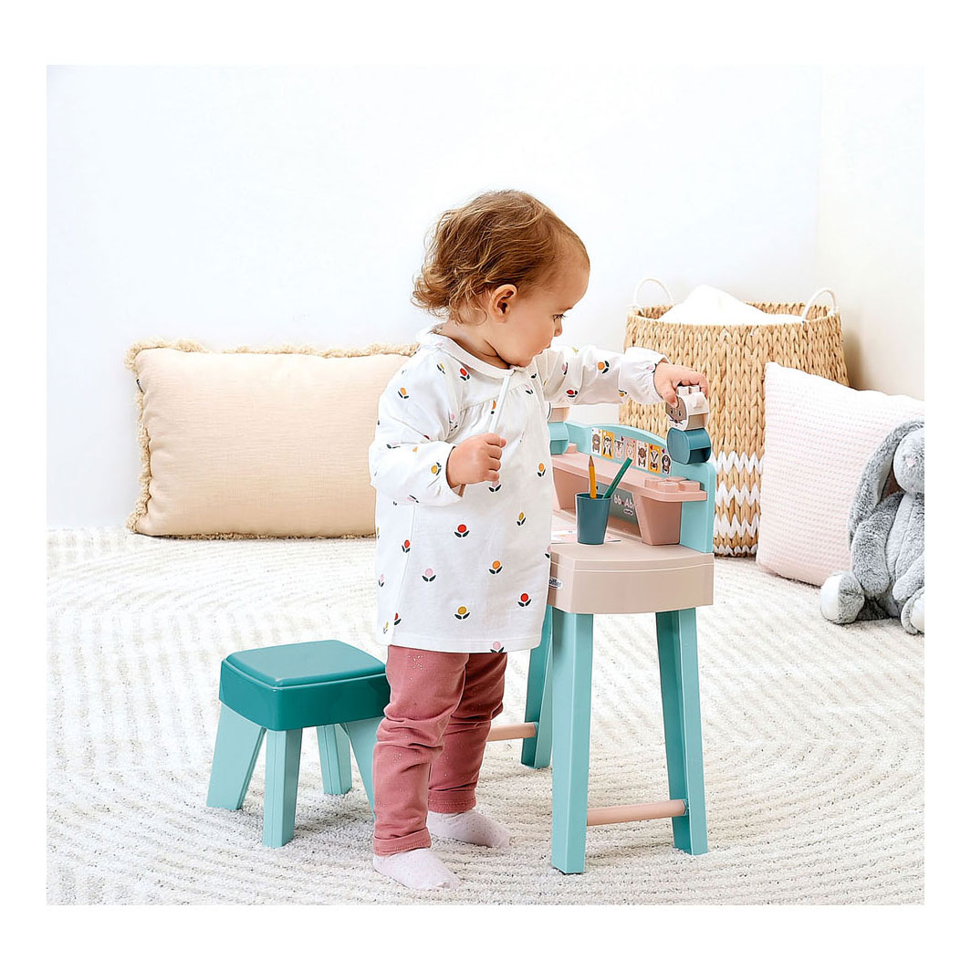 Ecoiffier Mon Premier Bureau - 8 parties.