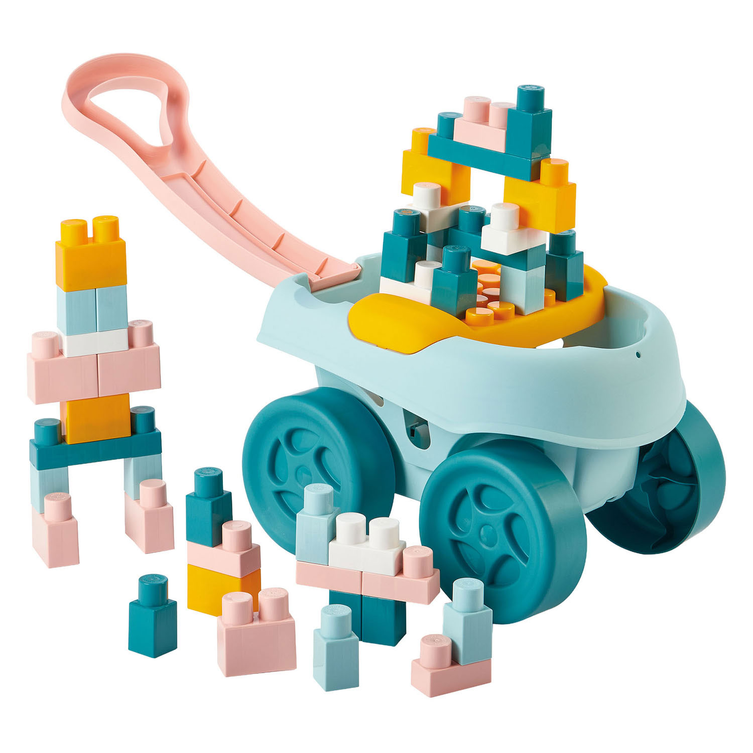 Brouette Abrick avec 40 blocs de construction