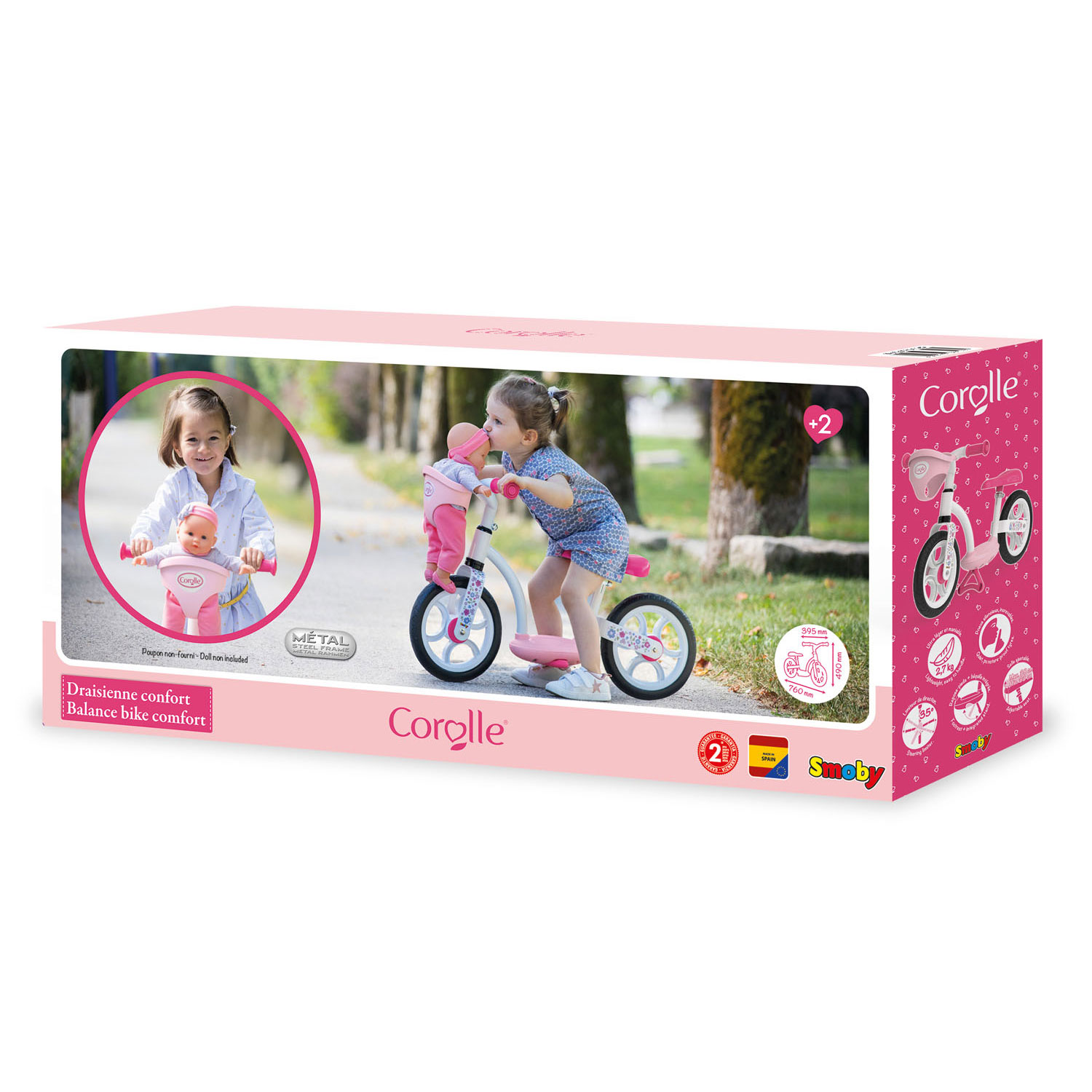 Smoby Corolle Draisienne Confort