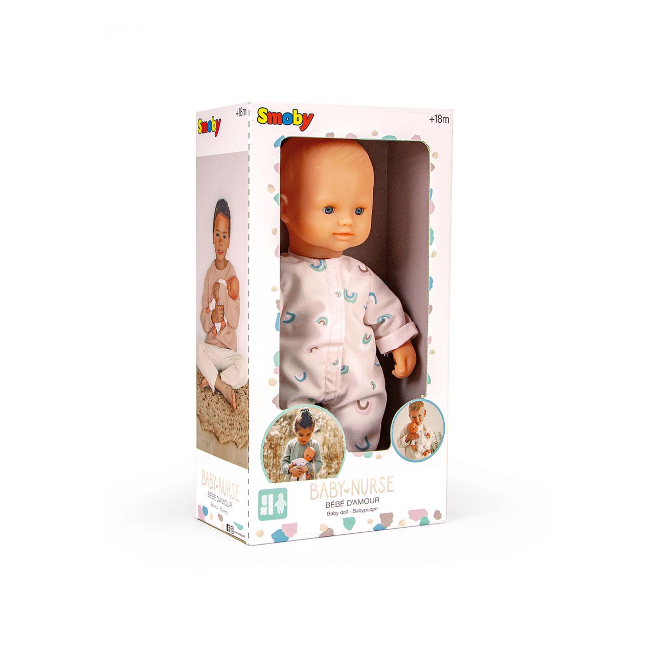 Smoby Baby-Krankenschwester-Puppe, 32 cm