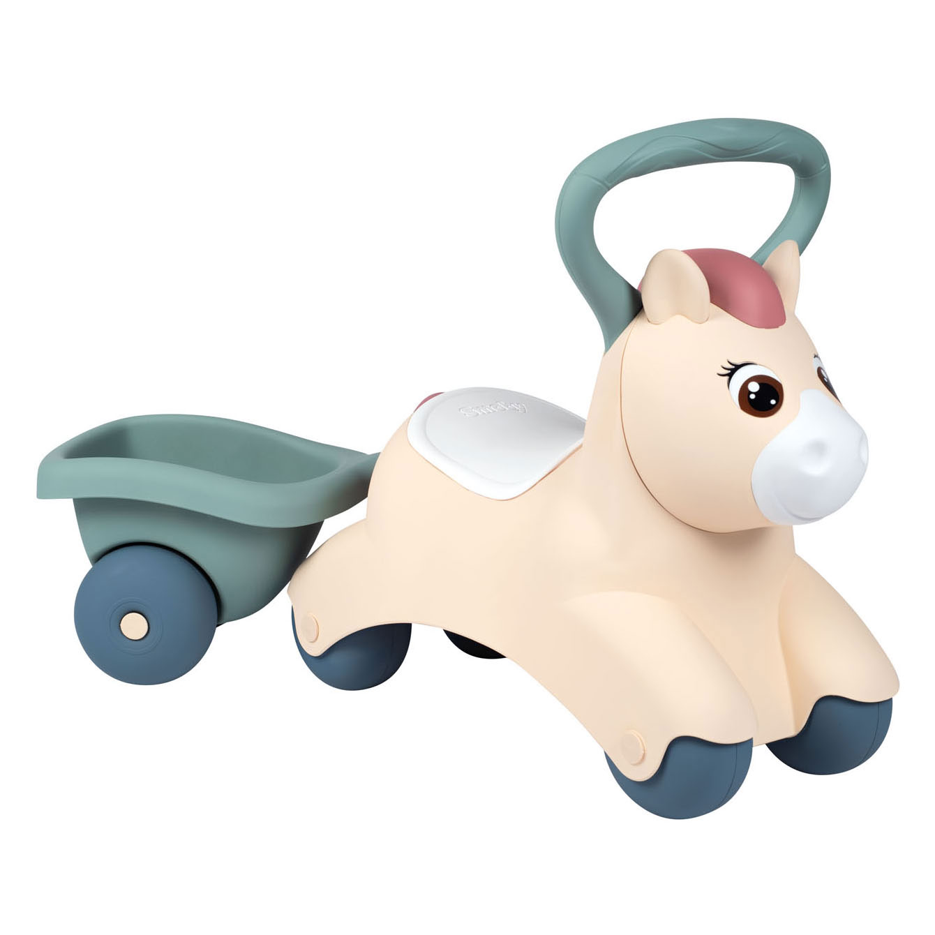 Kleines Smoby Baby Pony-Reitauto