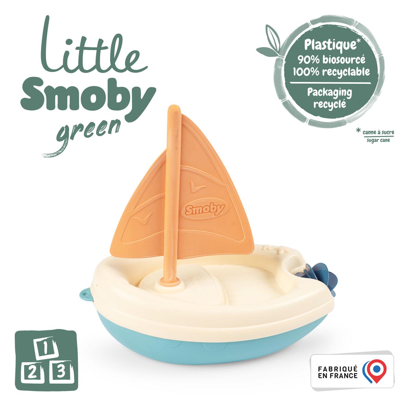 Little Smoby Green - Bad Zeilbootje