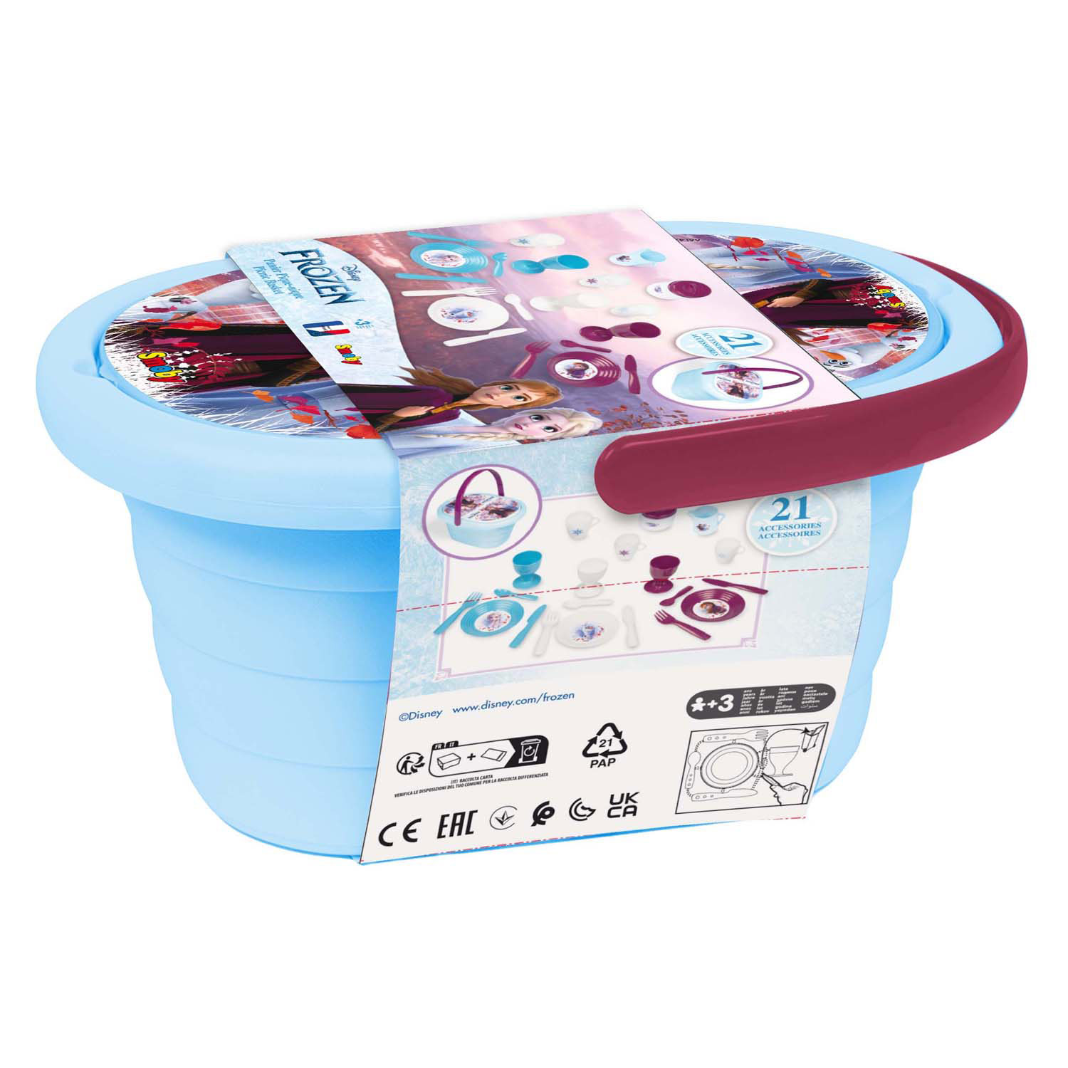 Smoby Disney Frozen Picknickmand, 21dlg.