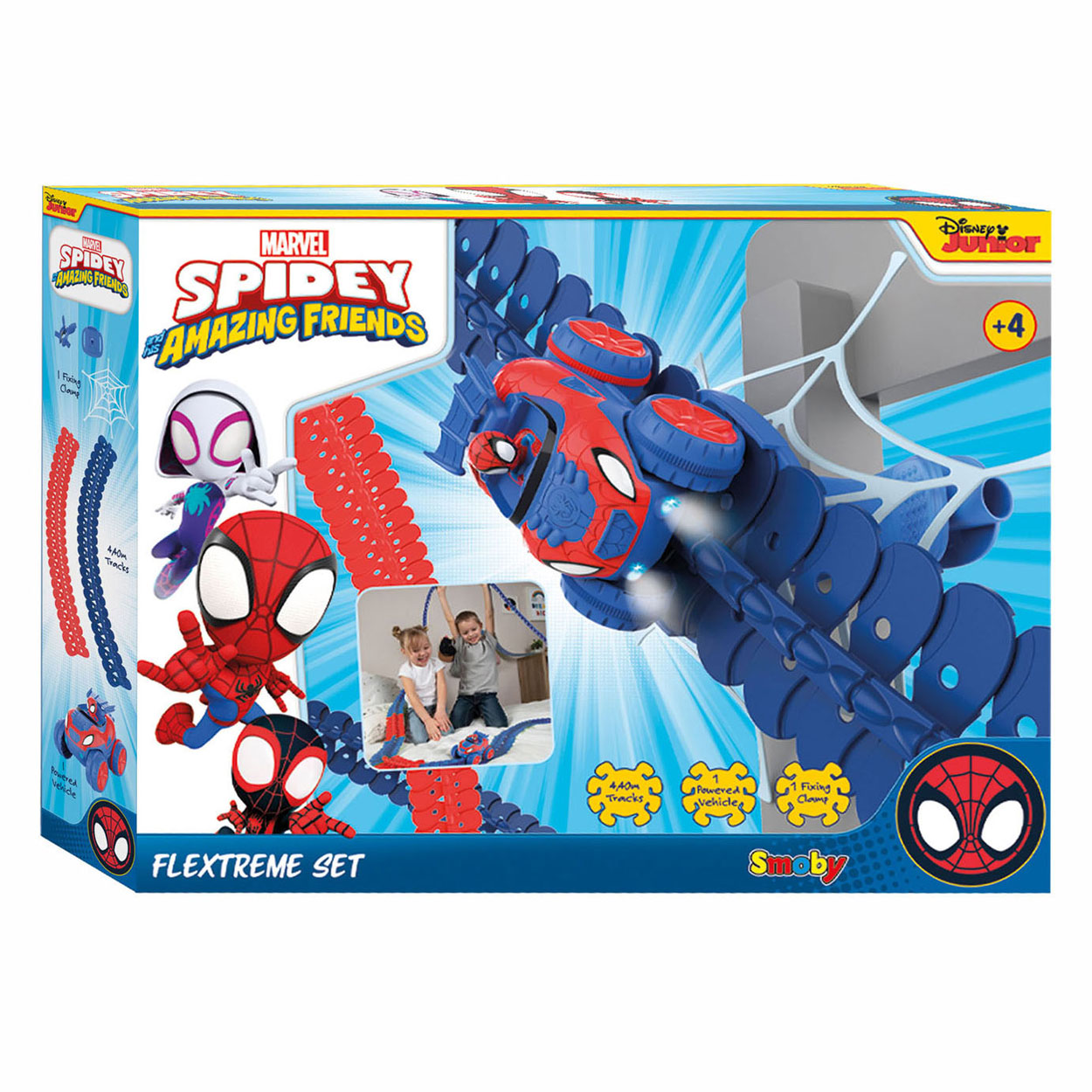 Smoby - Spiderman - Flextreme Discovery Set - Racebaan - 4,4m