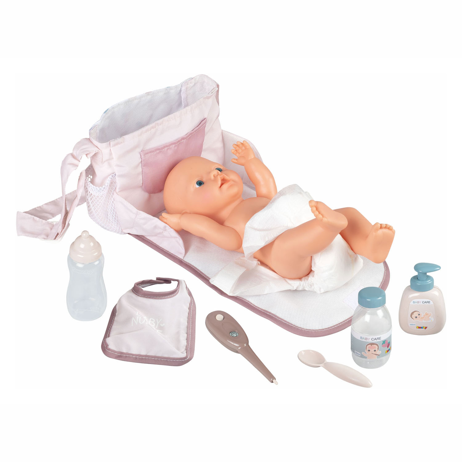 Accessoire poupée Smoby Boite 4 Couches pour poupons Baby Nurse