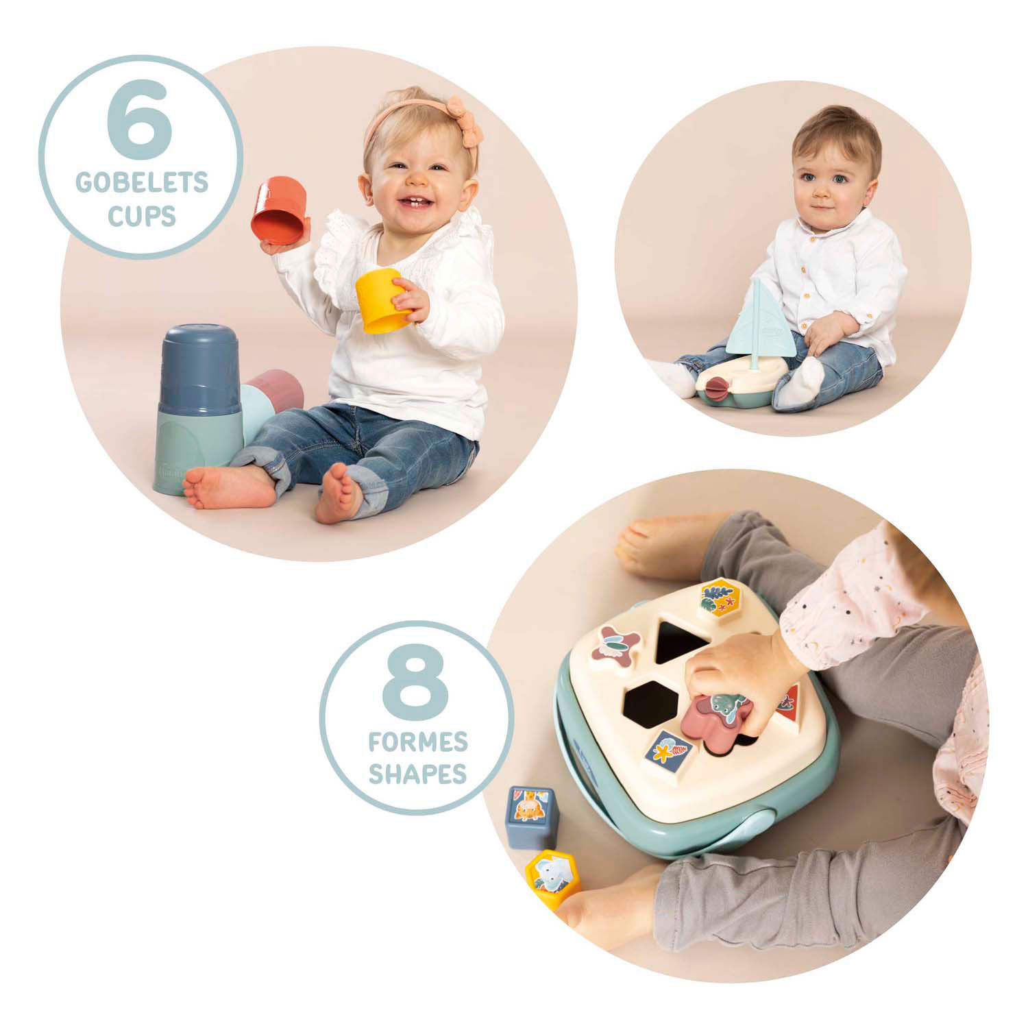 Little Smoby Baby Activiteiten en Badset, 13dlg.