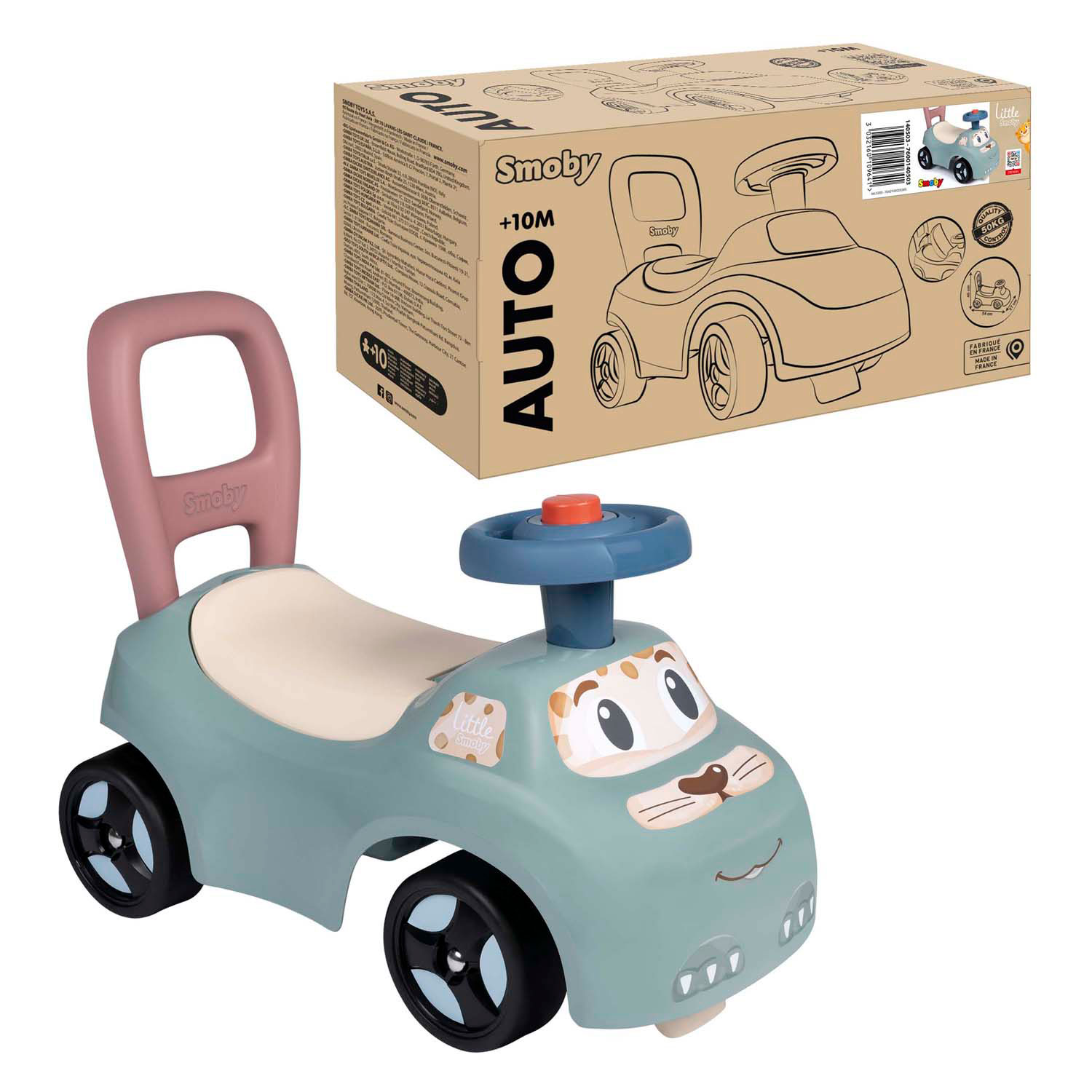 Little Smoby  Loopauto Pastel Blauw