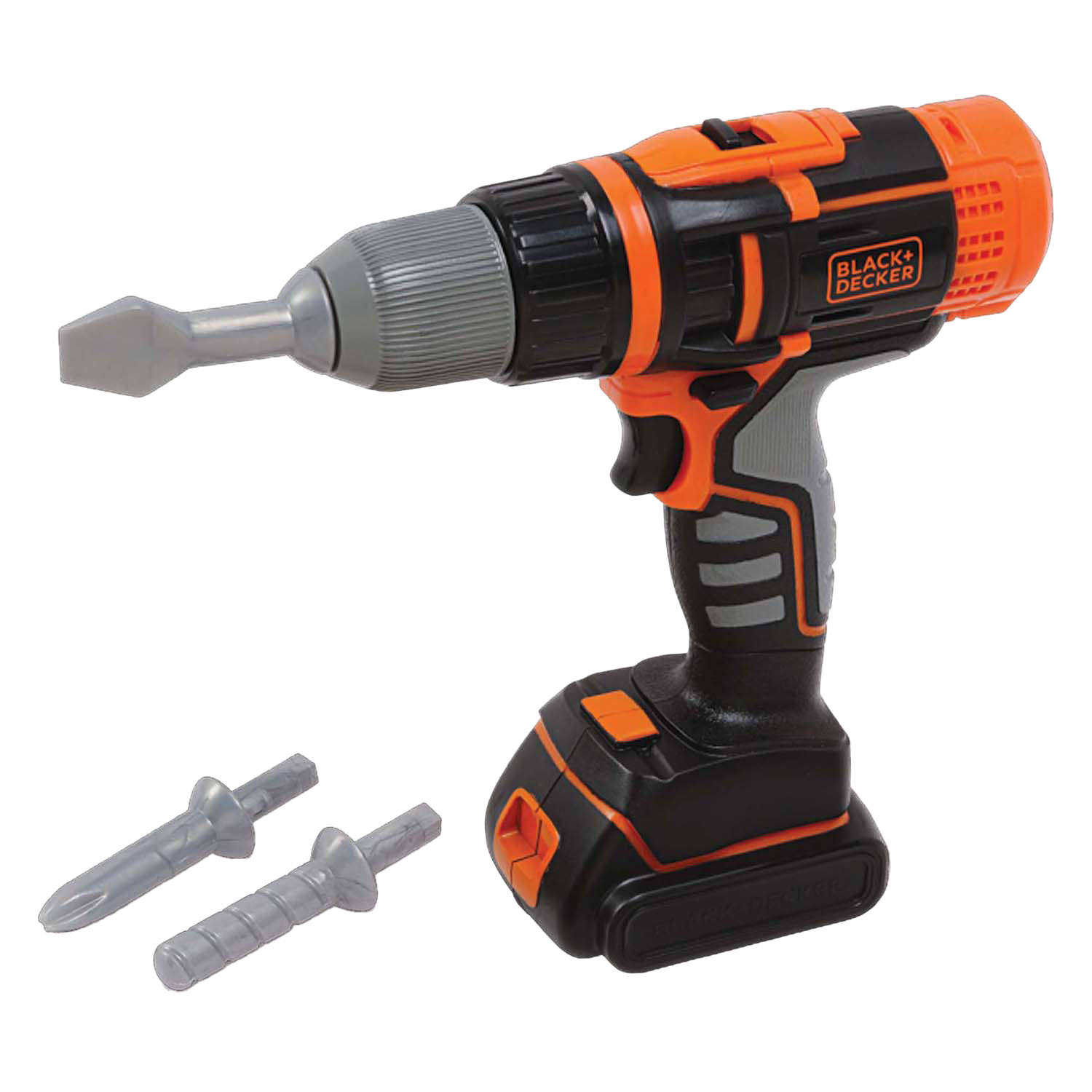 Smoby Black & Decker Boor met Licht en Bitjes, 4dlg.