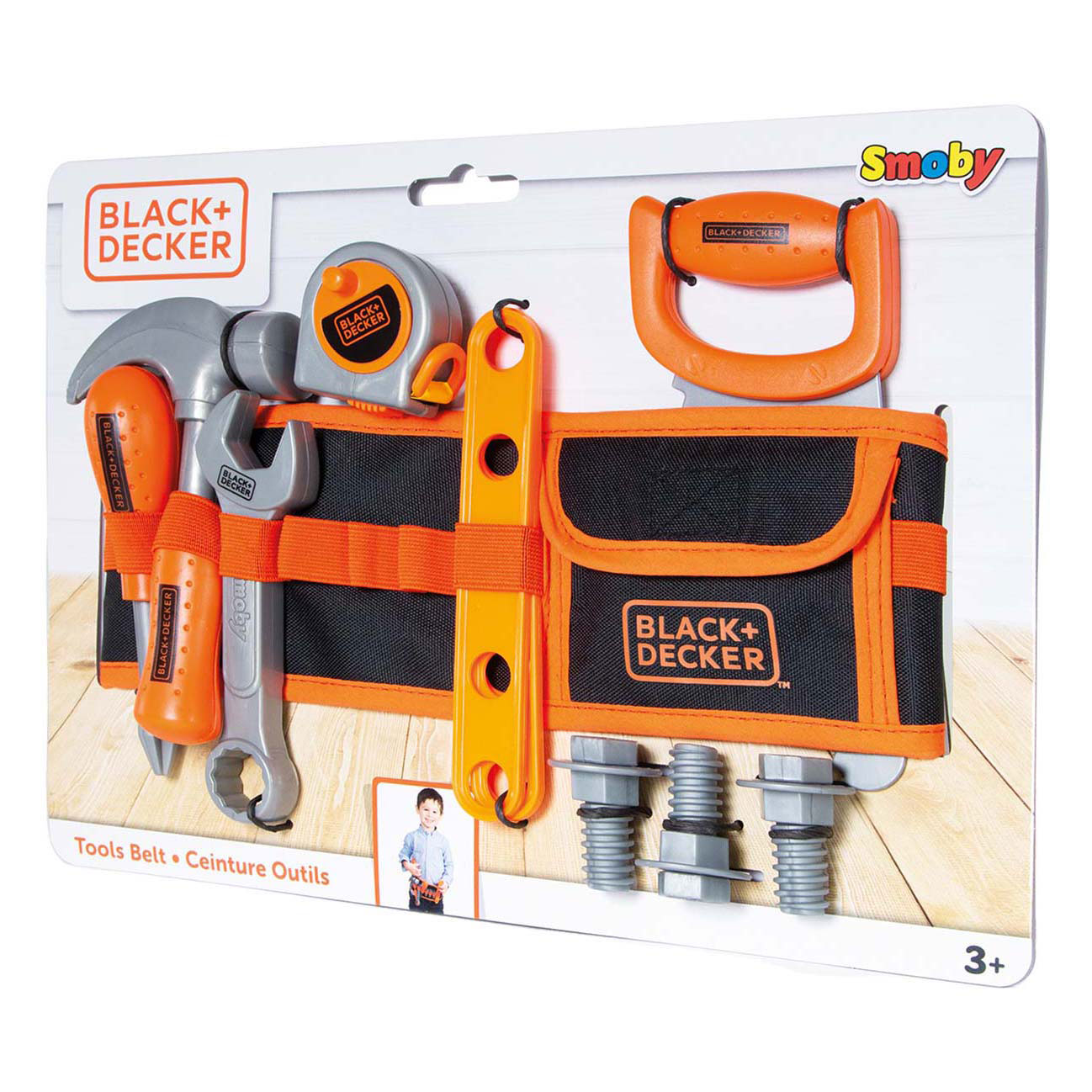 Smoby Black & Decker Gereedschapsriem met Gereedschap, 12dlg.