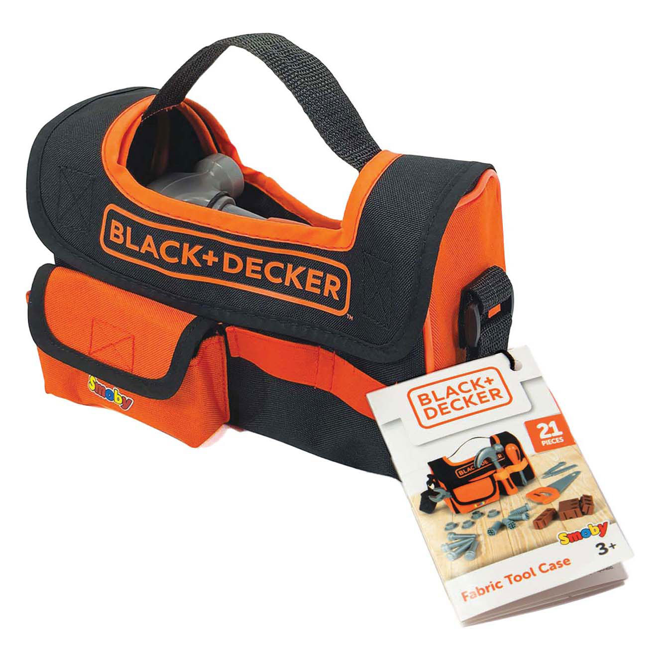 Smoby Black & Decker Gereedschapstas met Gereedschap, 21dlg.