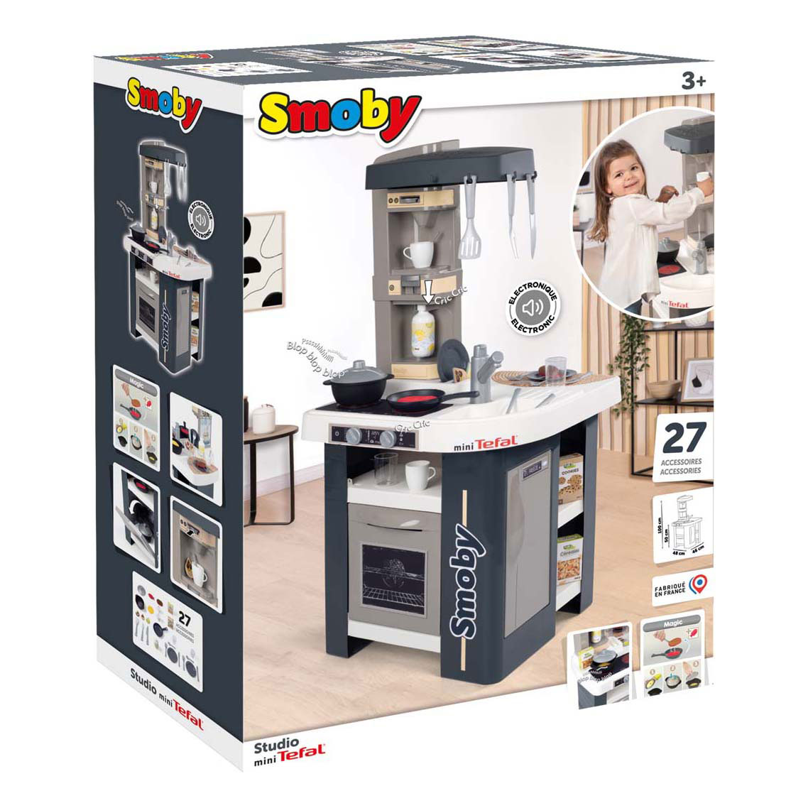 Smoby Tefal Studio Speelkeuken, 27dlg.