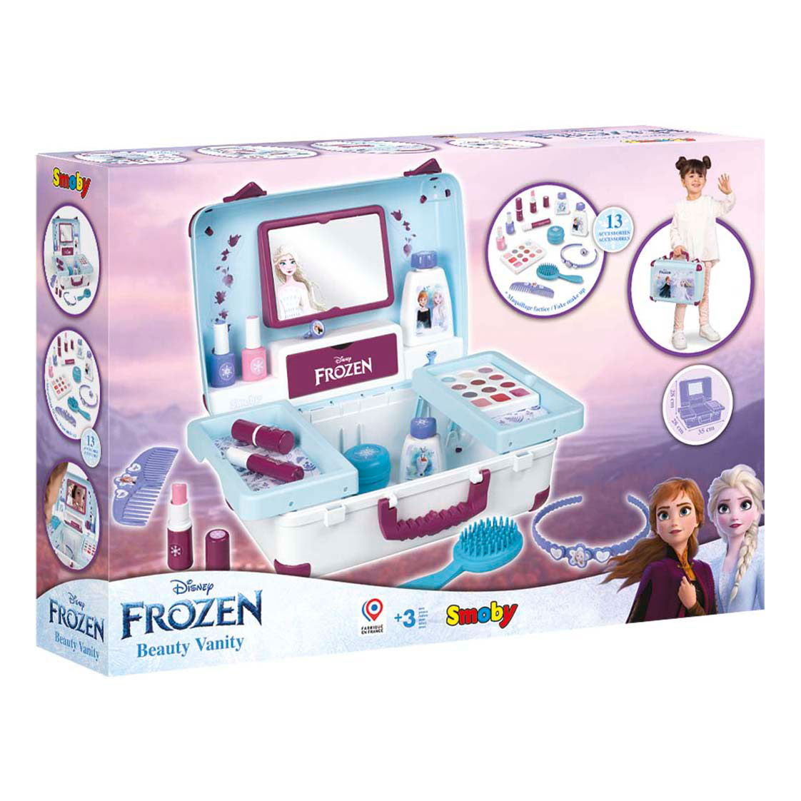 Smoby Frozen Beautykoffer, 10dlg.