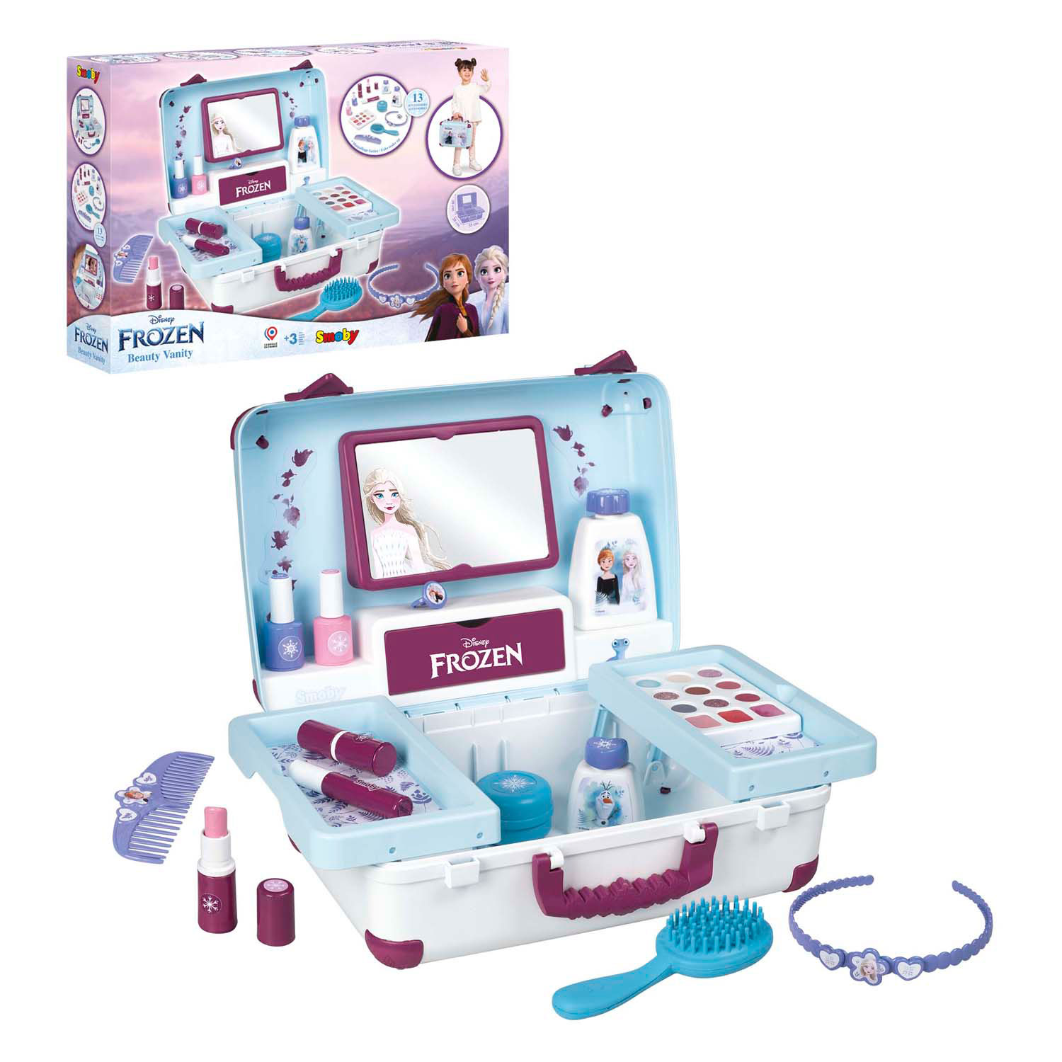 Smoby Frozen Beautykoffer, 10dlg.