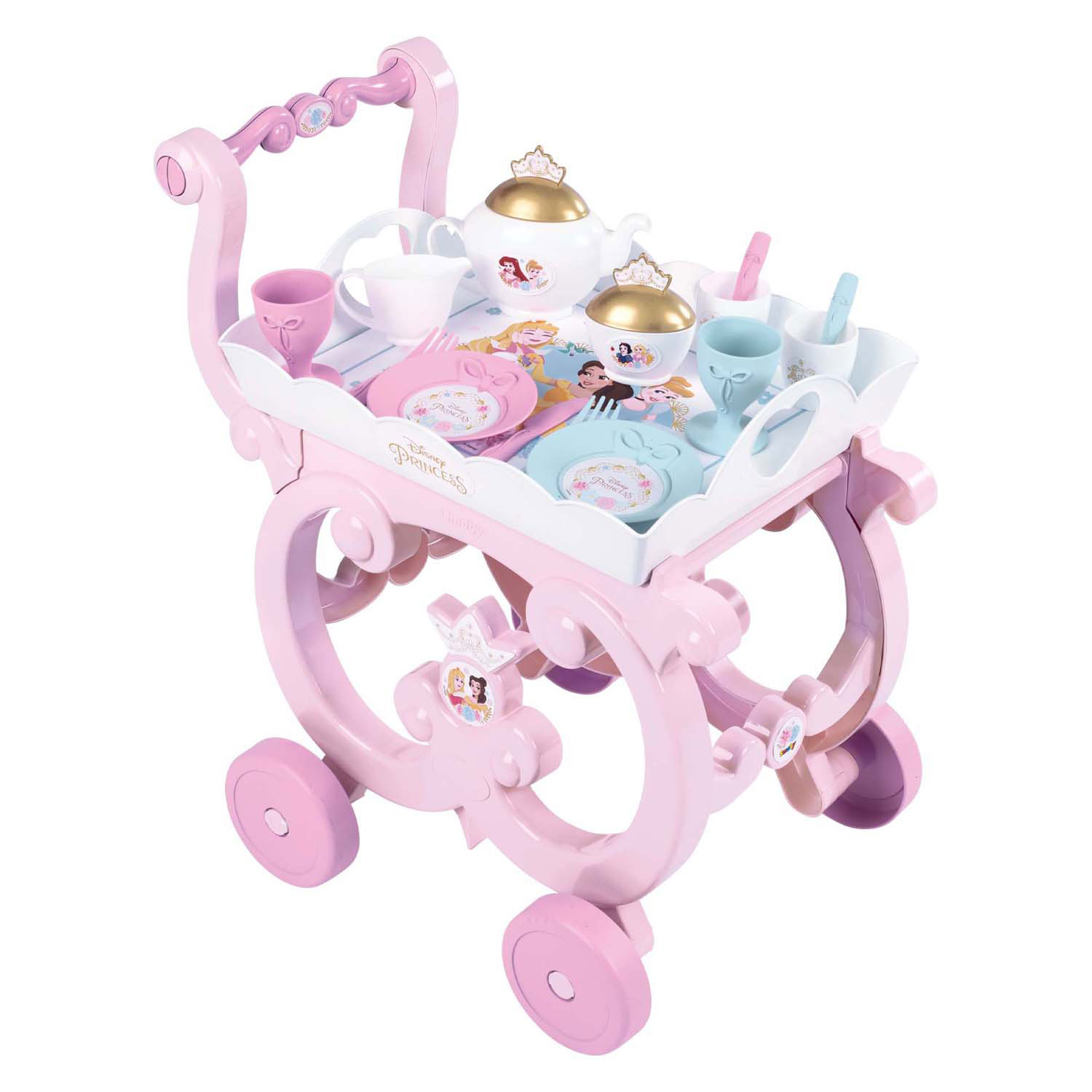 Smoby Disney Prinses Theeset met Trolley, 17dlg.