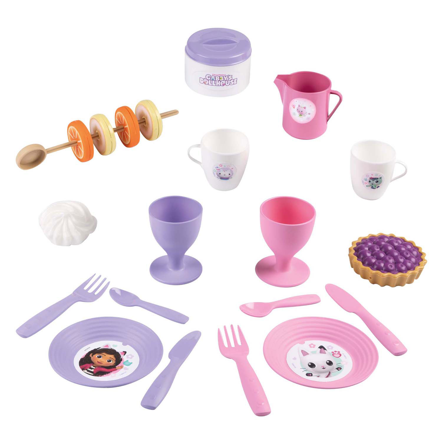 Smoby Gabby's Poppenhuis Picknickmand met Accessoires, 21dlg.