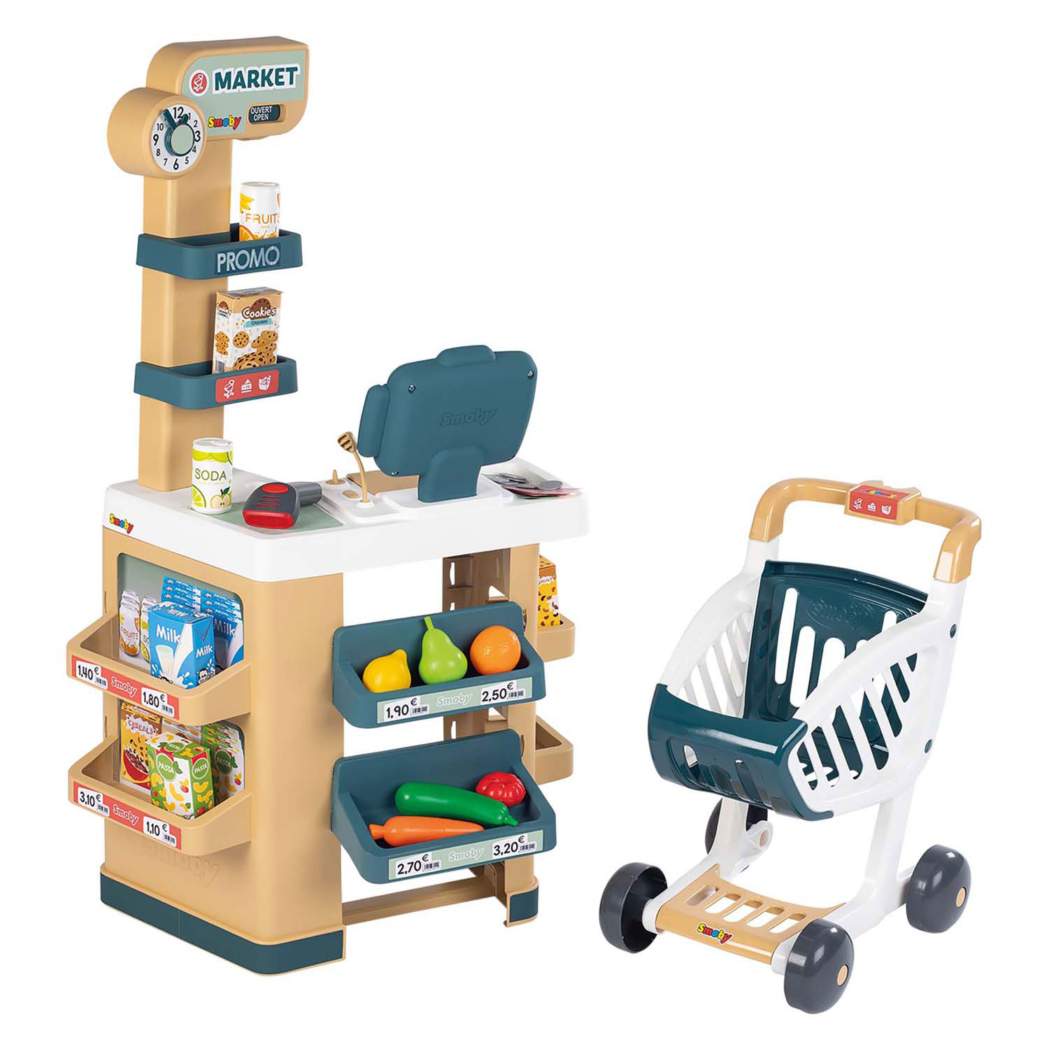 Smoby Supermarché Petit avec Accessoires, 34 pcs.