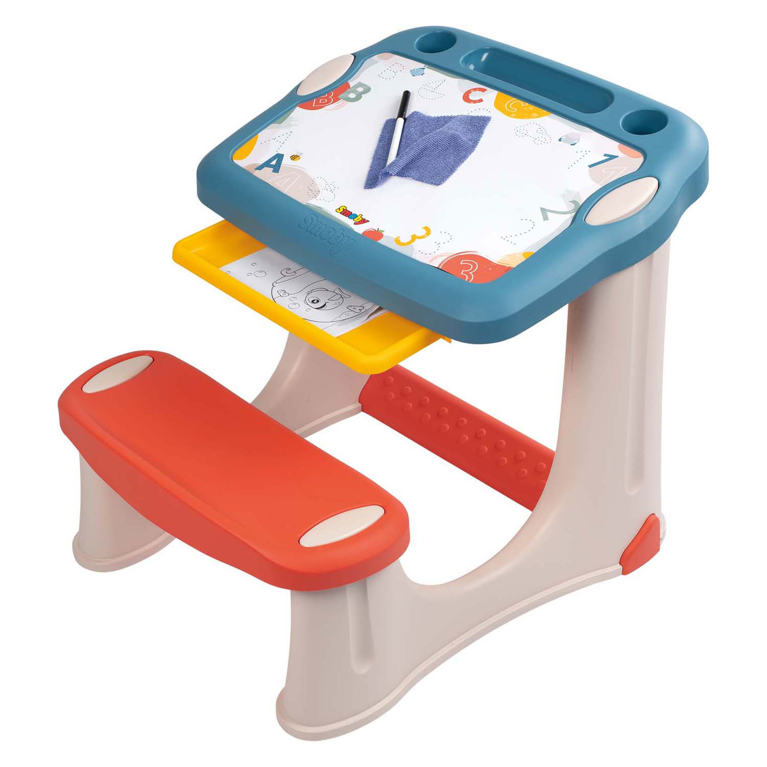 Smoby Tekenbureau met 3 Accessoires