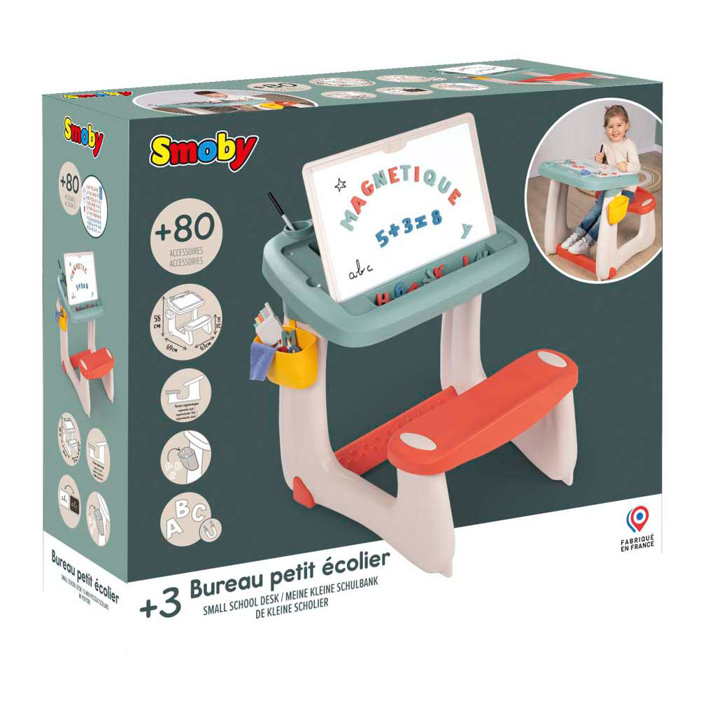 Smoby Ergonomische Kinderbureau met Accessoires, 80dlg.